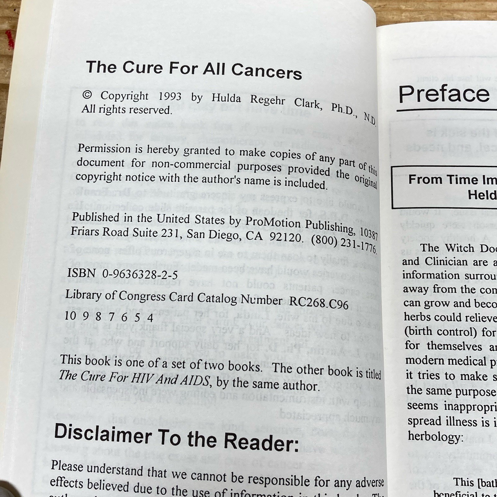 The Cure for All Cancers : With 100 Case Histories by Hulda Regehr Clark Paperba