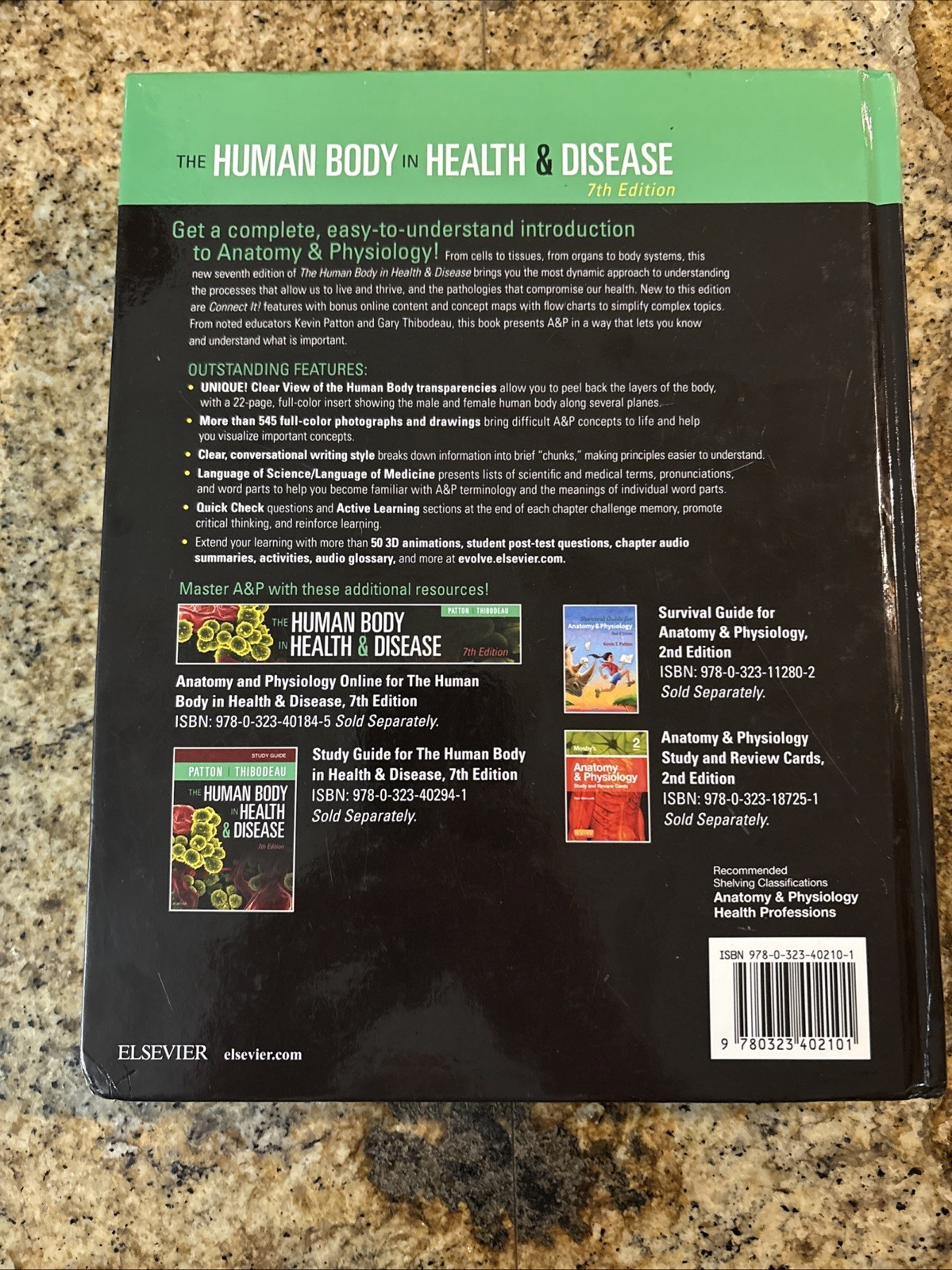 The Human Body in Health and Disease: 7th Edition 2018 Elsevier Hardcover