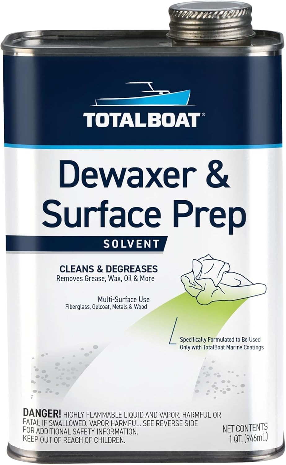 Multipurpose Dewaxer and Surface Prep for Metal, Aluminum & Fiberglass – 32 Oz