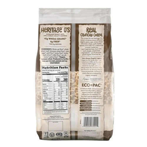 Organic Heritage O’s Cereal 32 Oz(Case Of 6) By Natures Path