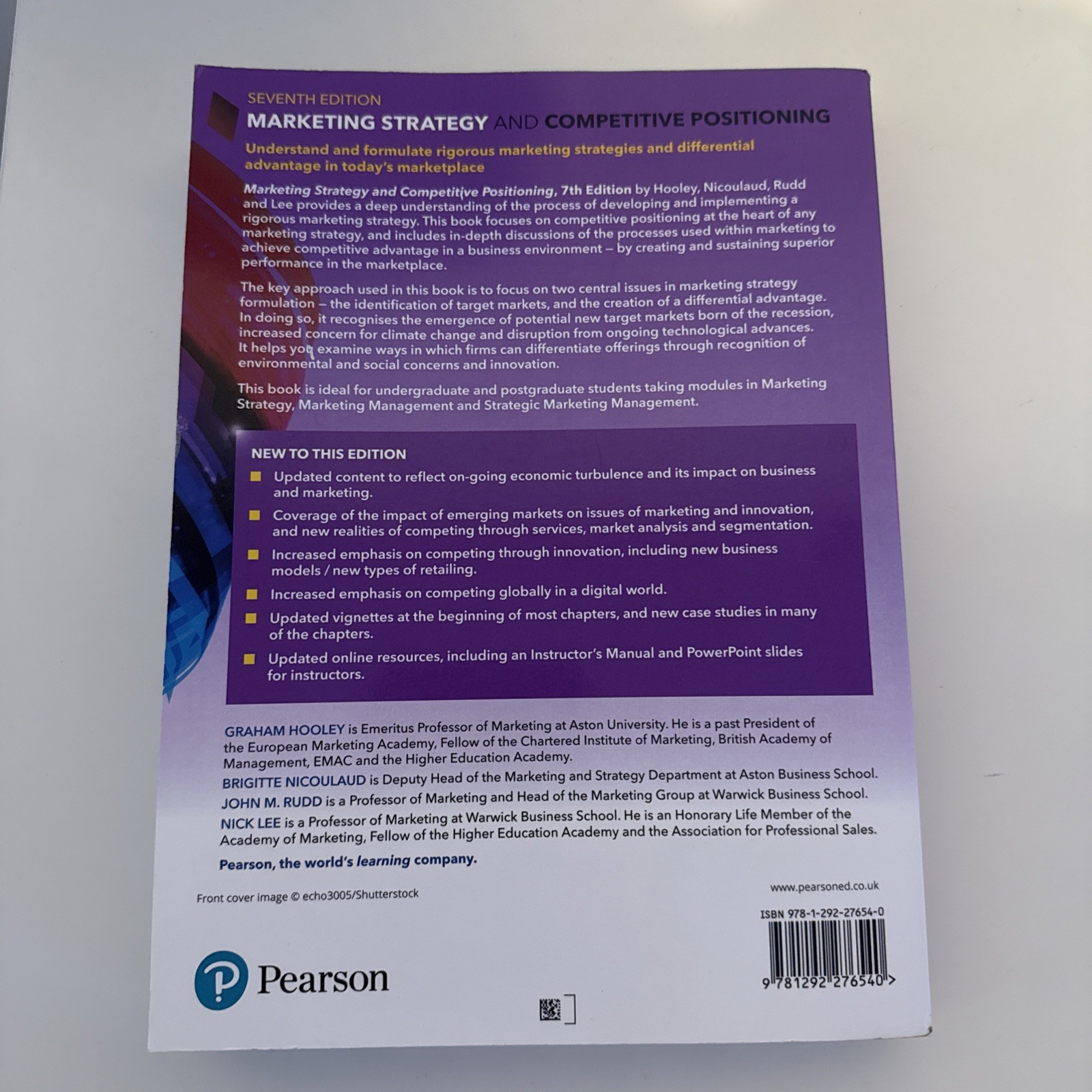 Marketing Strategy and Competitive Positioning, 7th Edition – Hooley, Graham