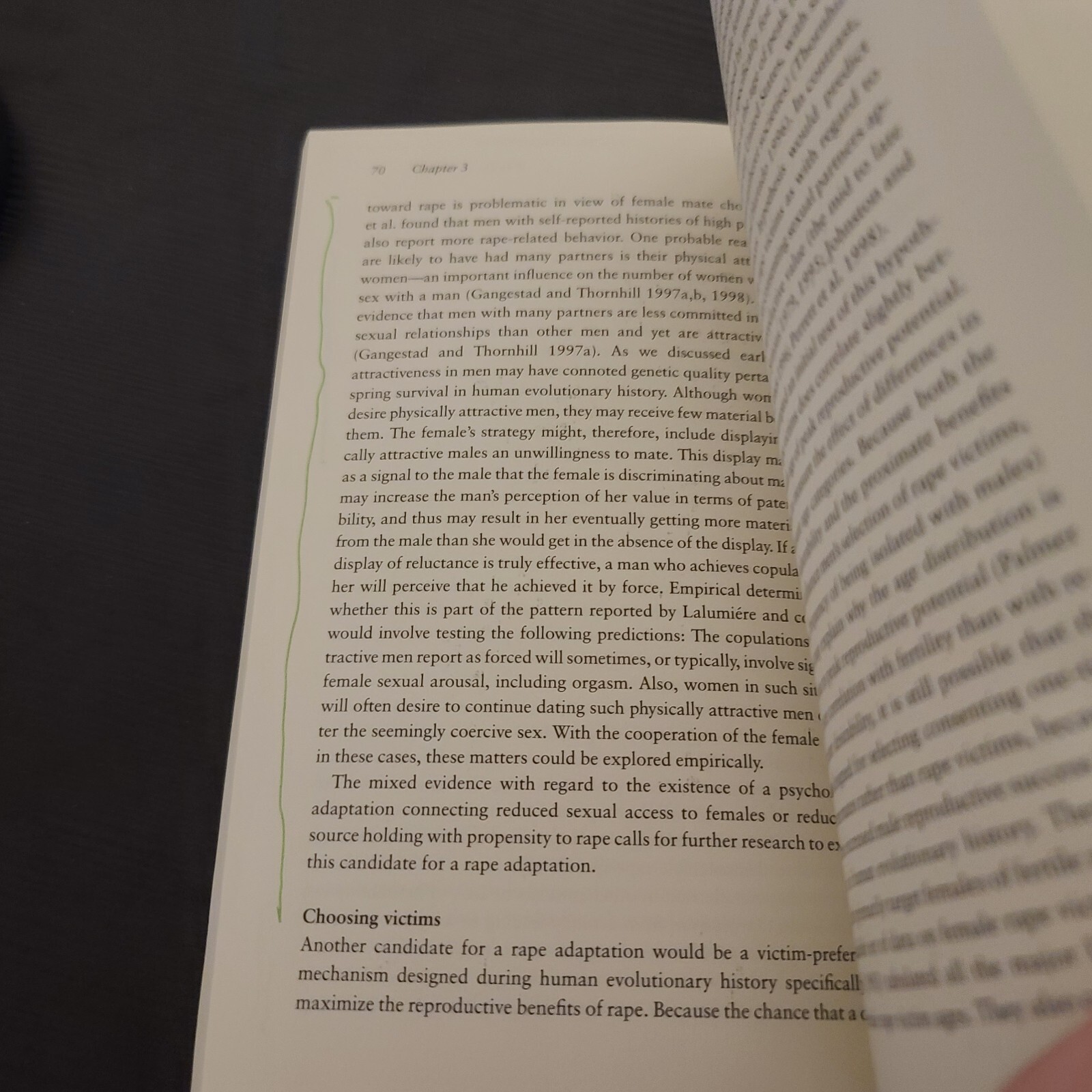 A Natural History of Rape: Biological Bases of Sexual Coercion PB Randy Thornhil