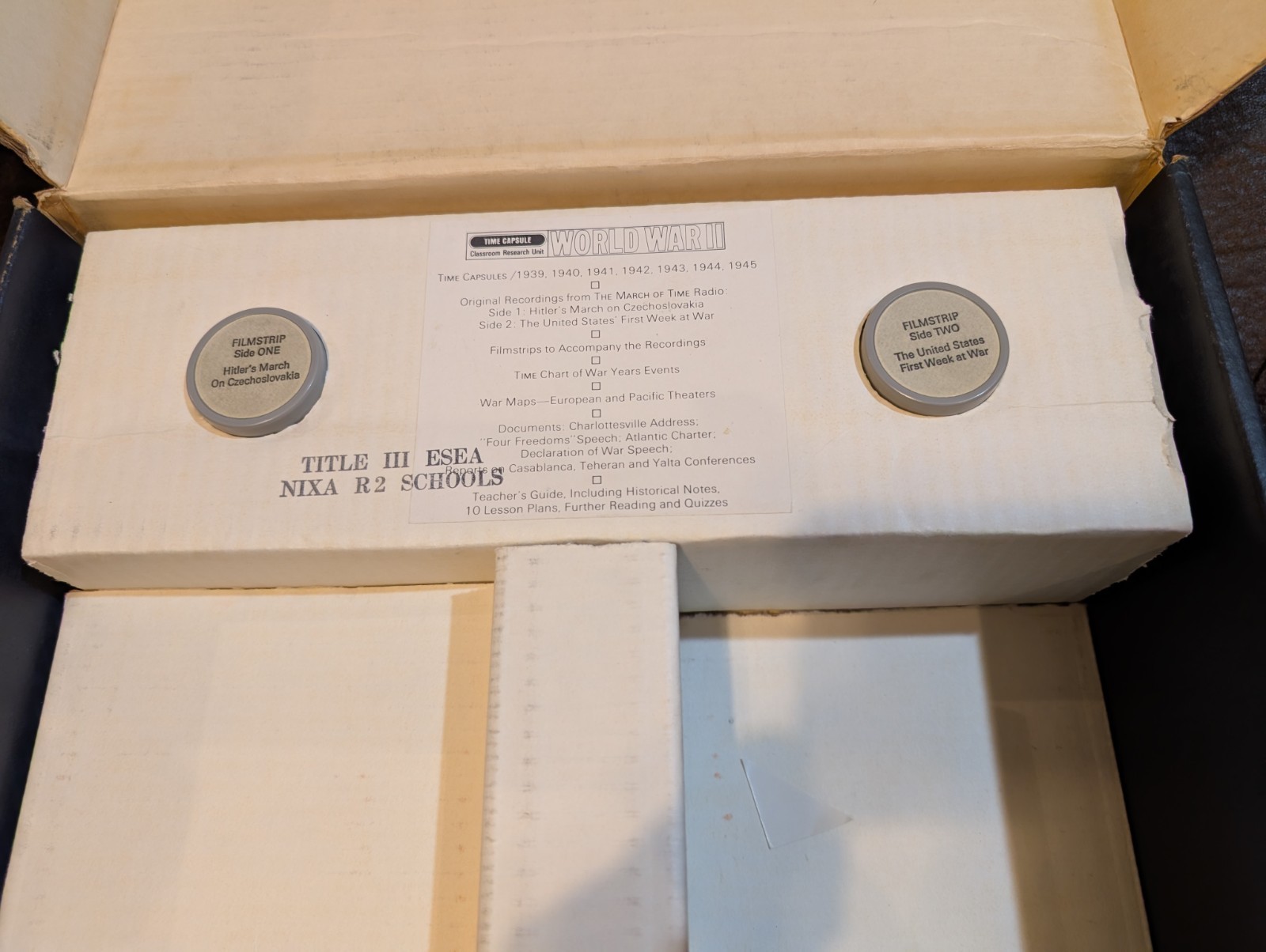 Time Magazine WW2 Time Capsule Classroom Research Unit Boxed Free Shipping