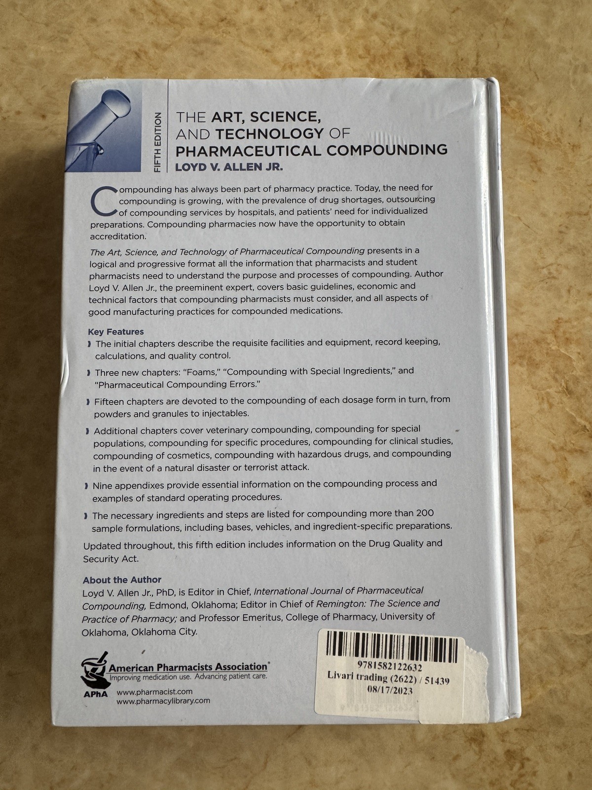 The Art, Science, and Technology of Pharmaceutical Compounding
