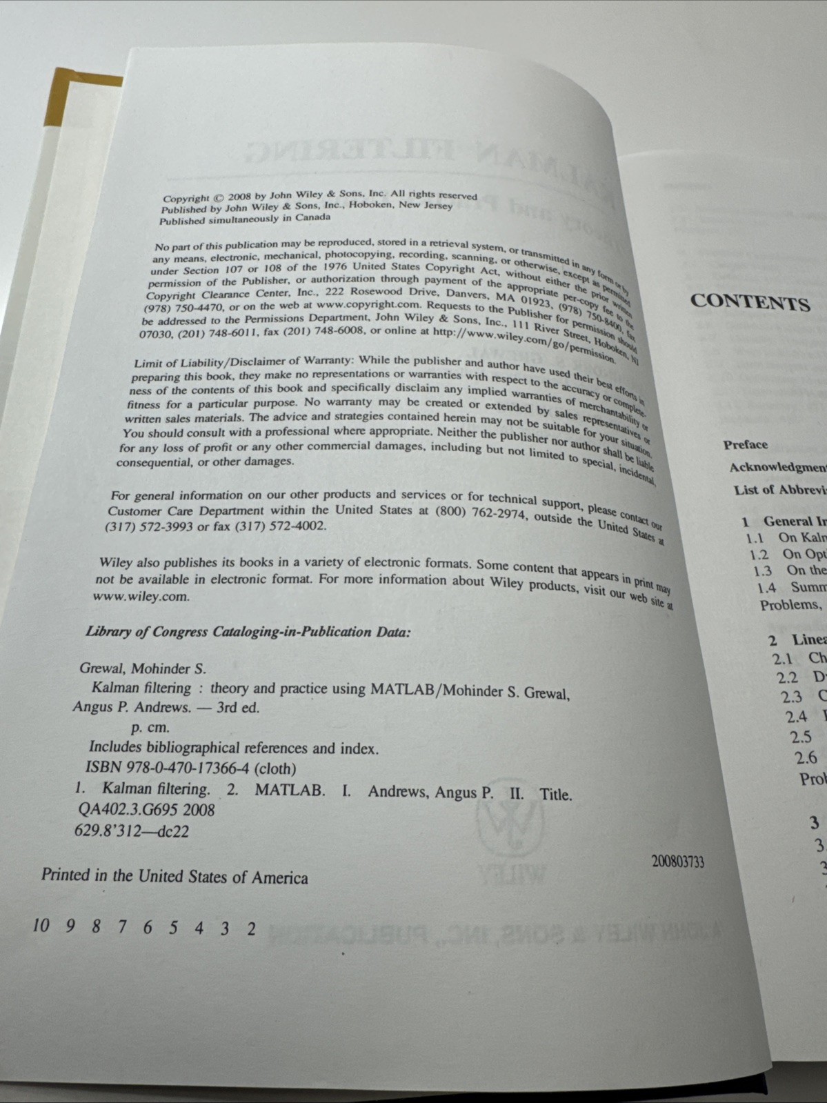 Kalman Filtering: Theory and Practice Using MATLAB Mohinder S. Grewal, Angus P.