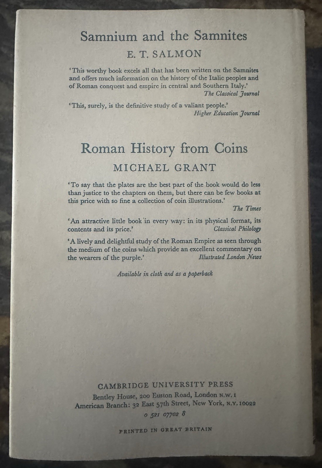 The Archaic Community Of The Romans by Robert E.A. Palmer