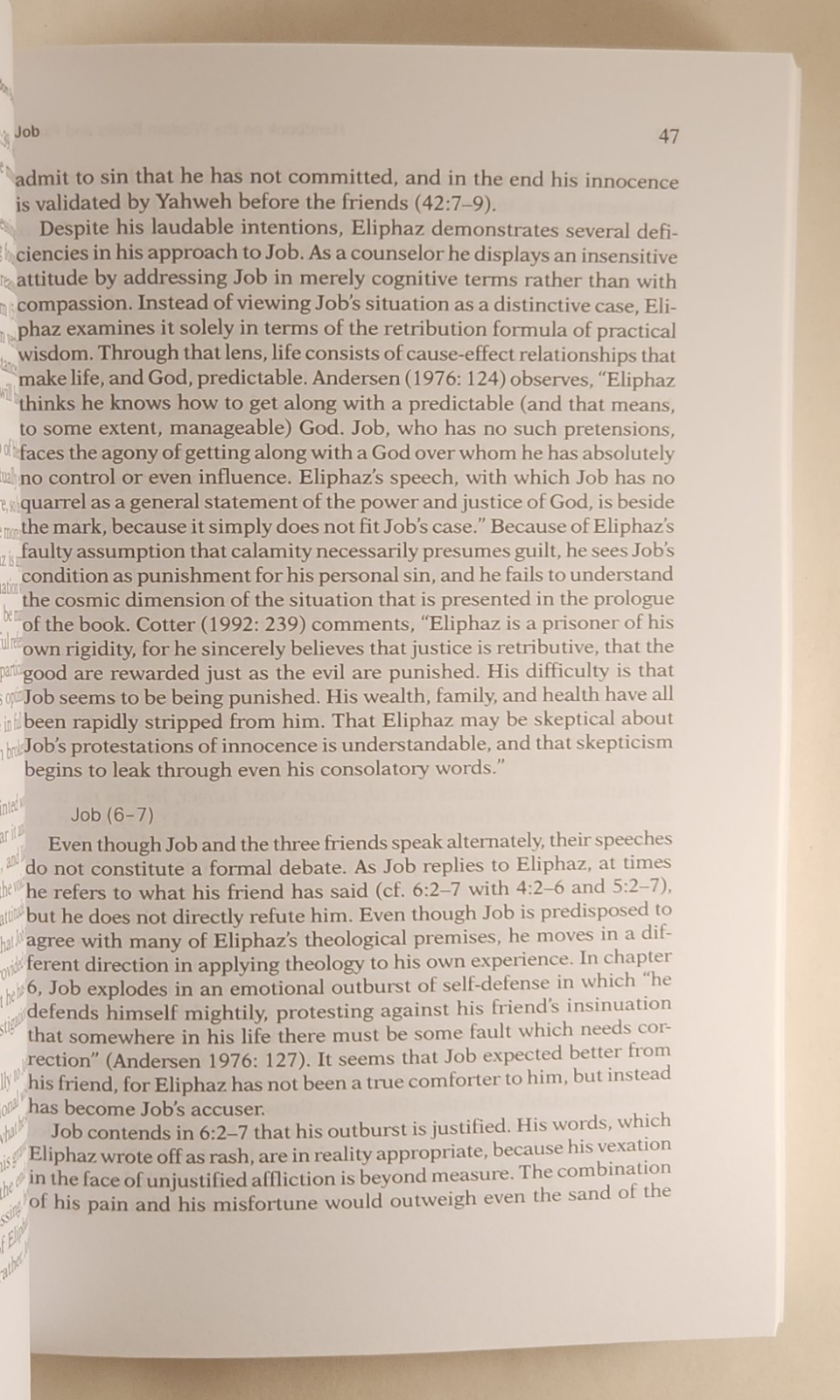 Handbook on the Wisdom Books and Psalms by Daniel J. Estes 2010 Paperback