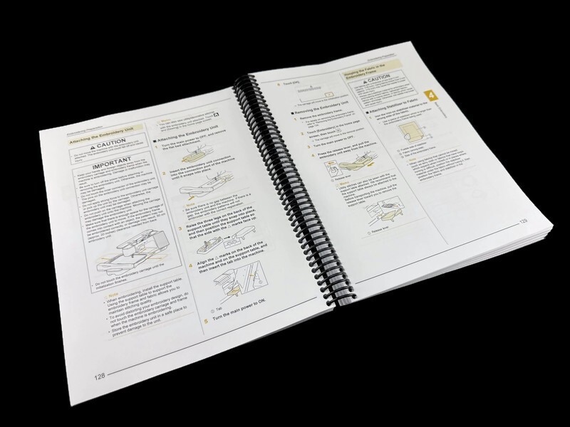 Baby Lock Radiance BLRA Instruction Manual: 288pg Full Color & Protective Covers