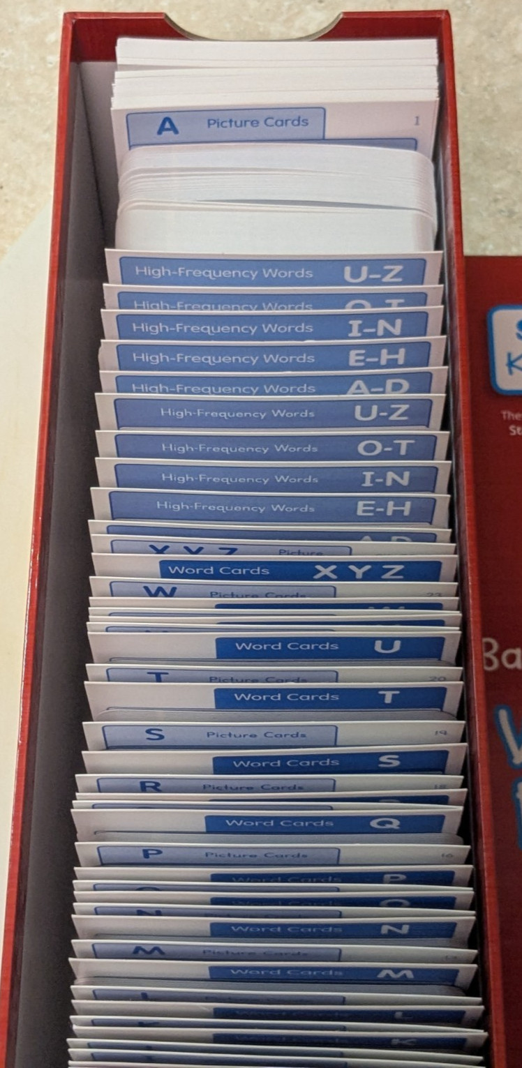 Backpack Bear’s Word & Picture Cards, Starfall Education. 223 Picture Cards