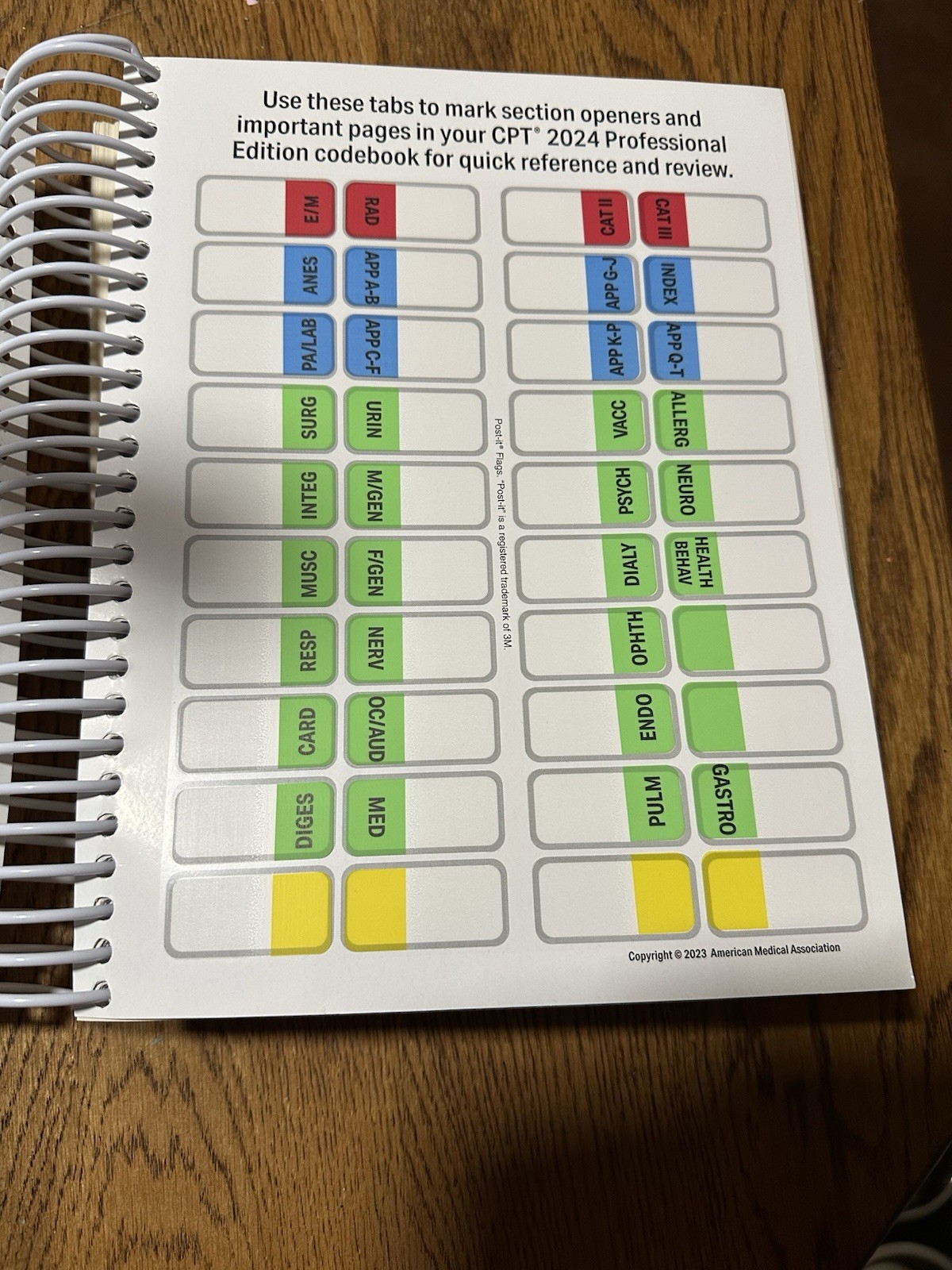 CPT 2025 -spiral bound- Very Good