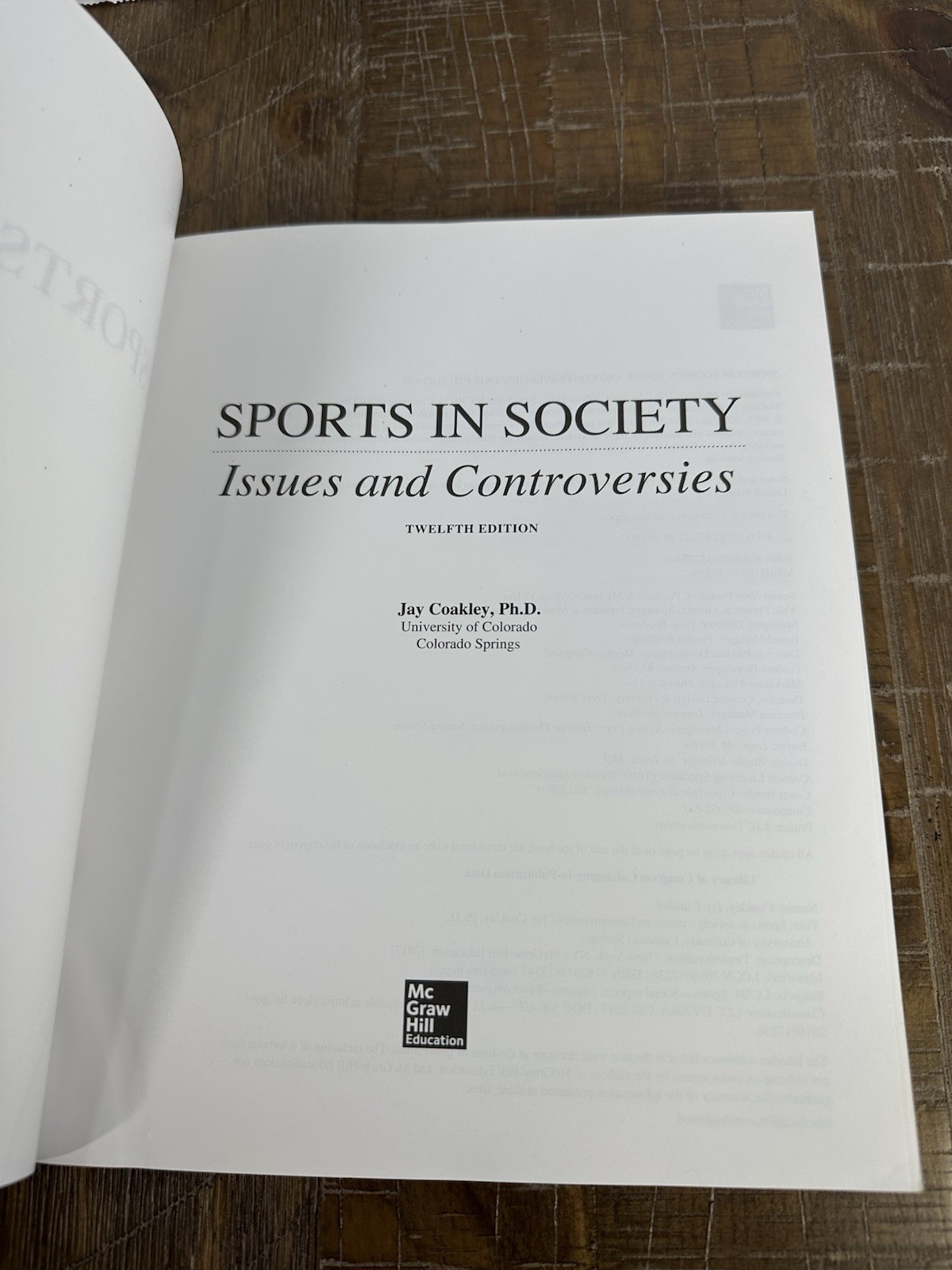 Sports in Society: Issues and Controversies 12th Edition Jay Coakley Paperback