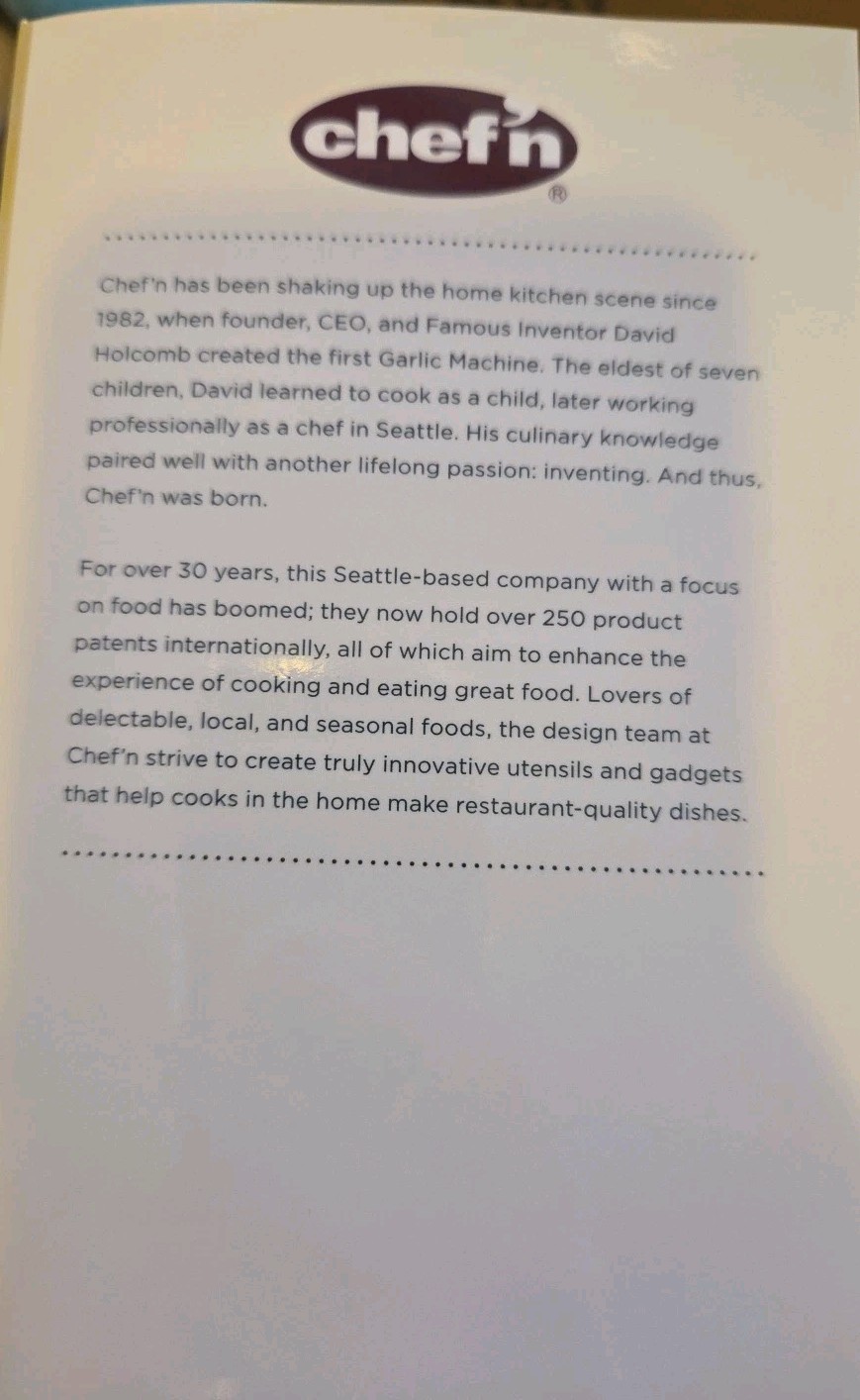 Chef’n Sweet Spot Ice Cream, Frozen Deserts & Dinks Recipe Book