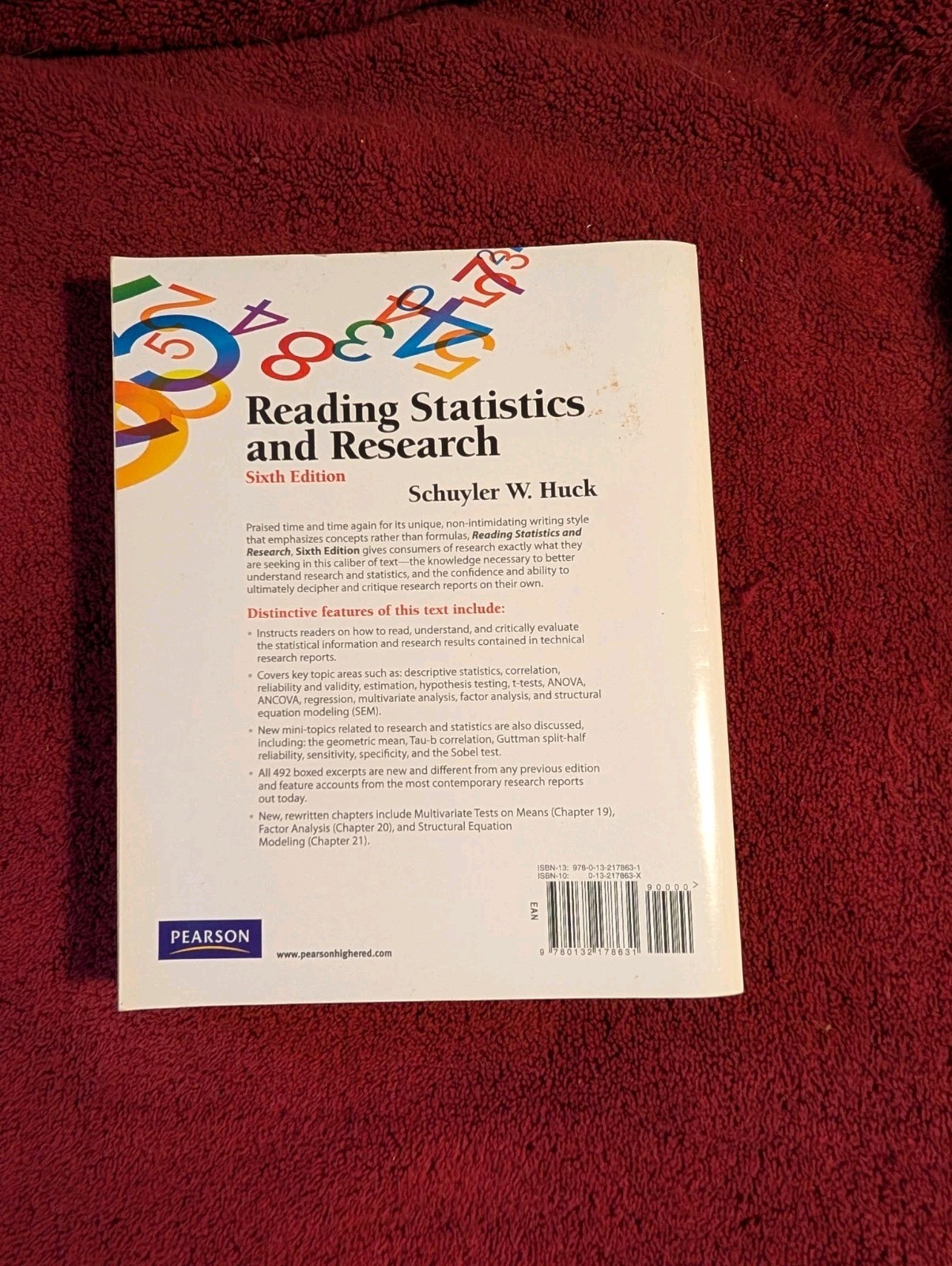 Reading Statistics and Research 6th Edition Schuyler Huck–VG