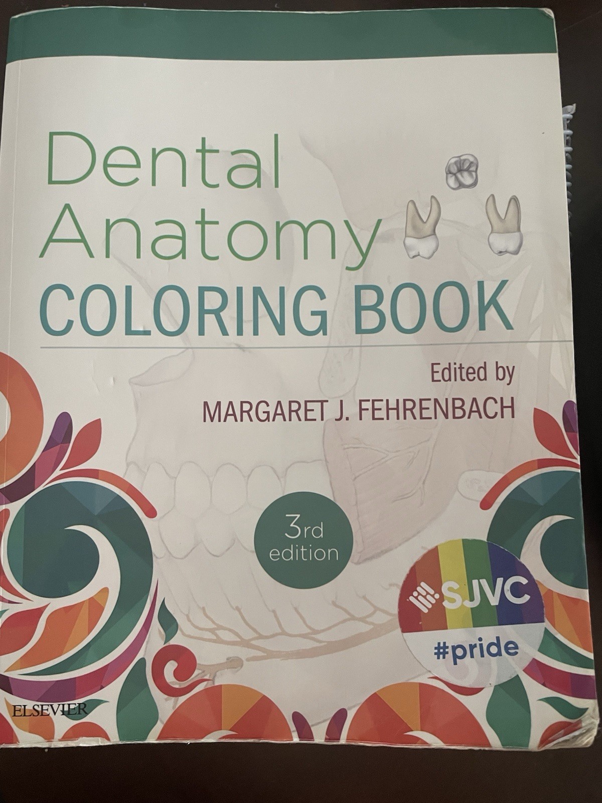 Dental Anatomy Coloring Book by Margaret J. Fehrenbach (2018, Trade Paperback)