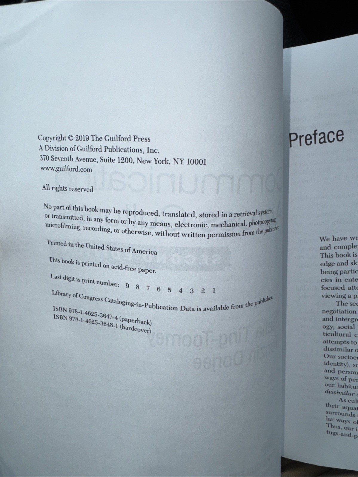 COMMUNICATING ACROSS CULTURES, SECOND EDITION By Stella Ting-toomey & Tenzin