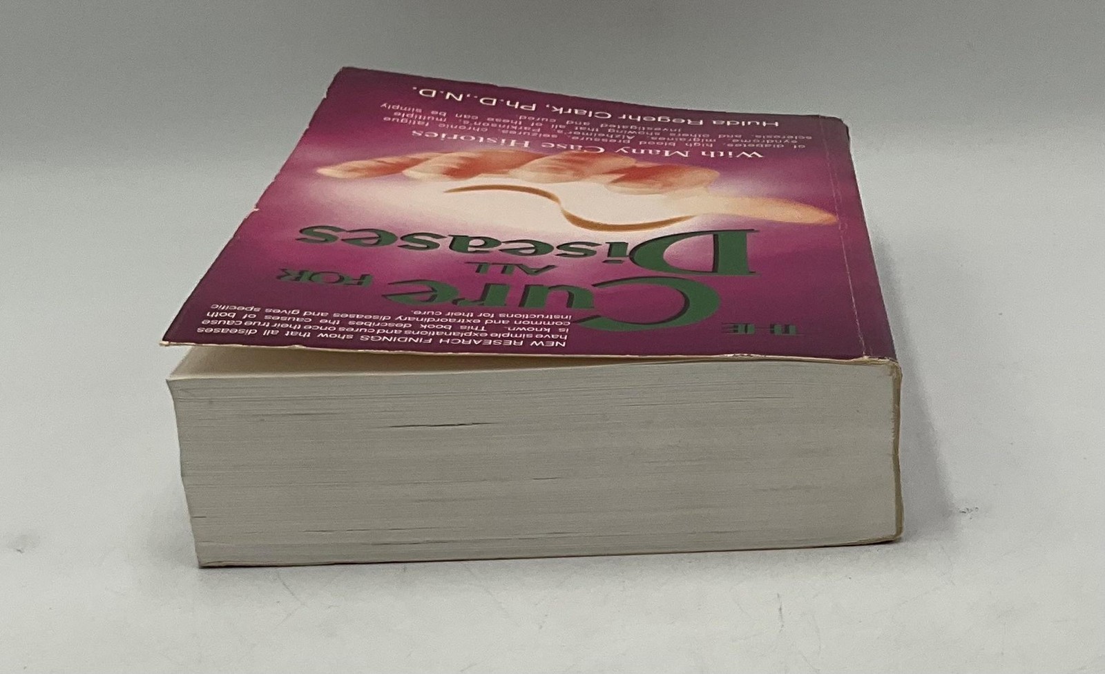 Vintage The Cure For All Diseases With Many Case Histories Clark Purple PB