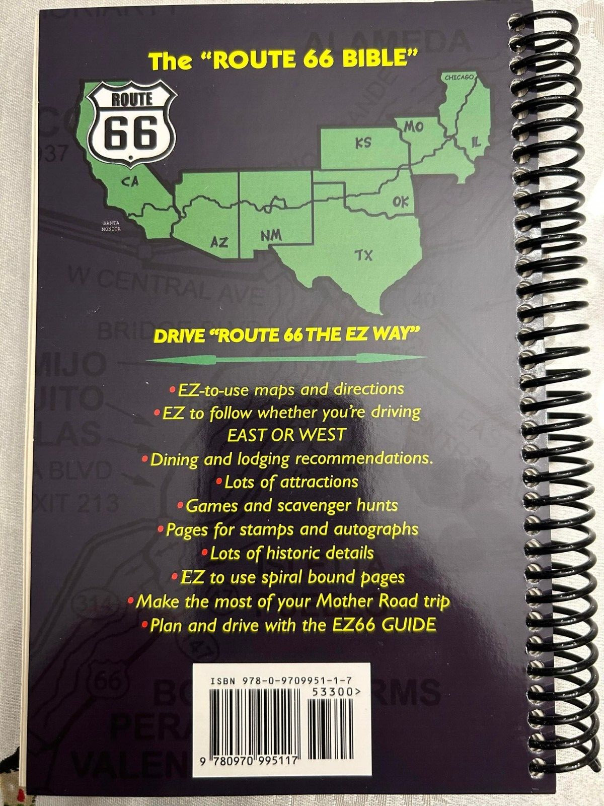 EZ 66 Guide for Travelers 5th edition (2023) Route 66 Maps – Jerry McClanahan