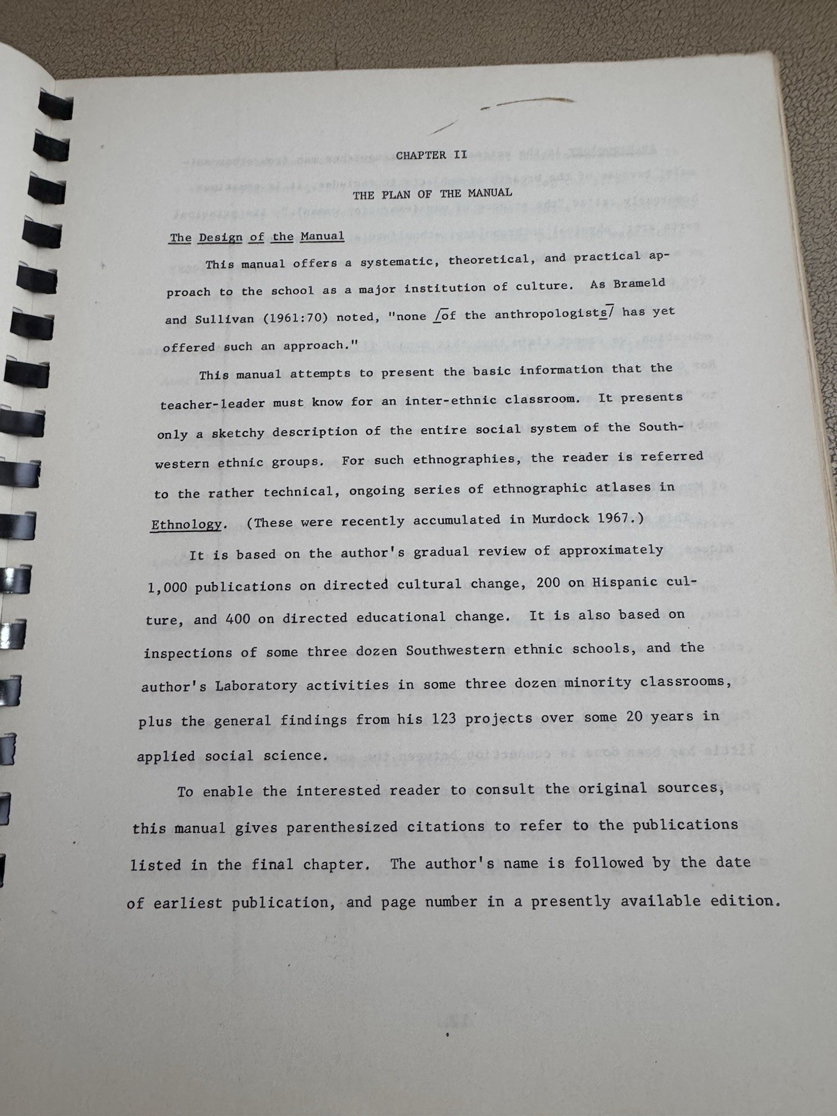 Ethno-Pedagogy Manual Cross Cultural Teaching SWCEL Albuquerque 1968 + Papers