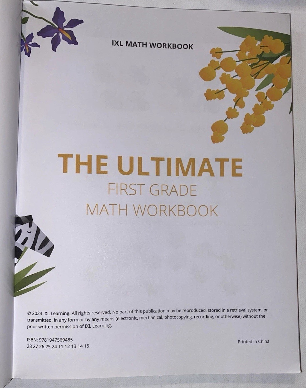 The Ultimate IXL – First Grade Math Workbook Unmarked BRAND NEW