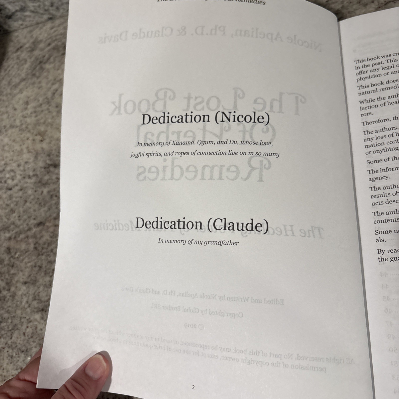 Lost Book of Remedies by Nicole Apelian and Claude Davis Sr. (2018, Uk- a Format