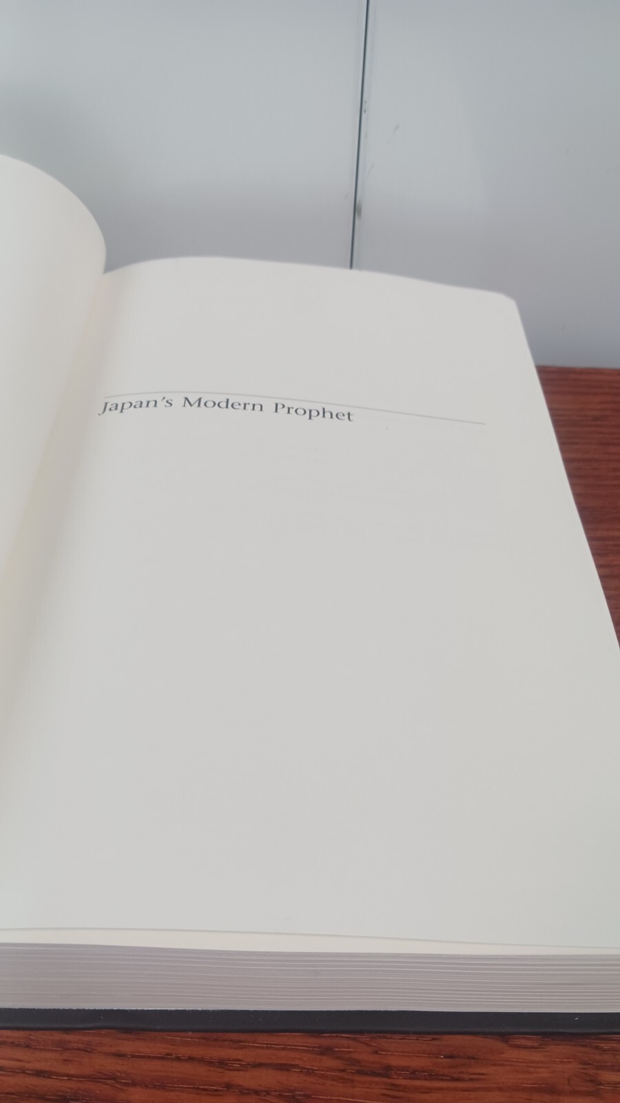 Japan’s Modern Prophet, Uchimura Kanzo
