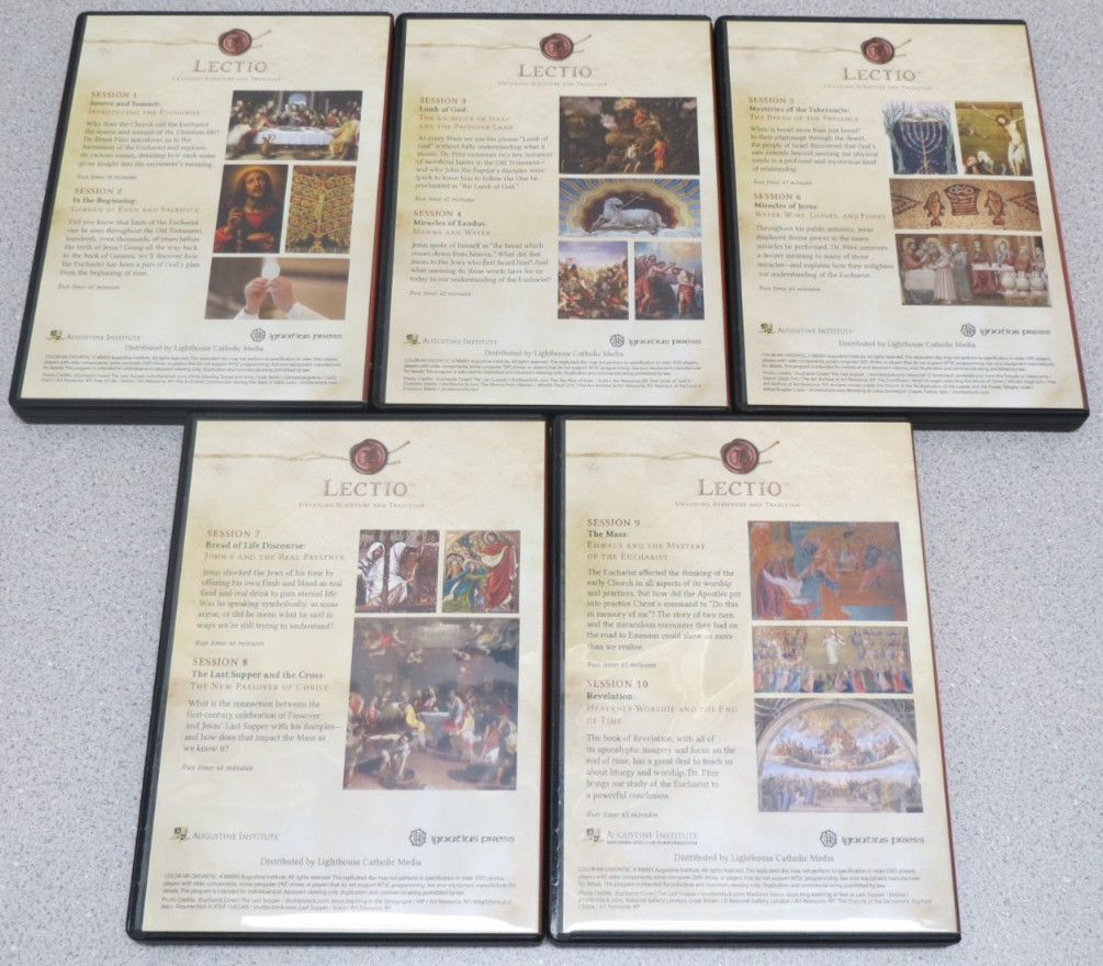 DVD Set : Lectio – Eucharist Discovering the Mass in the Bible – 10 sessions