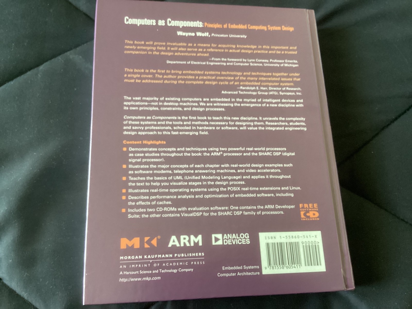 Computers as Components by Wayne Wolf (2000), with NEW CD-ROMs