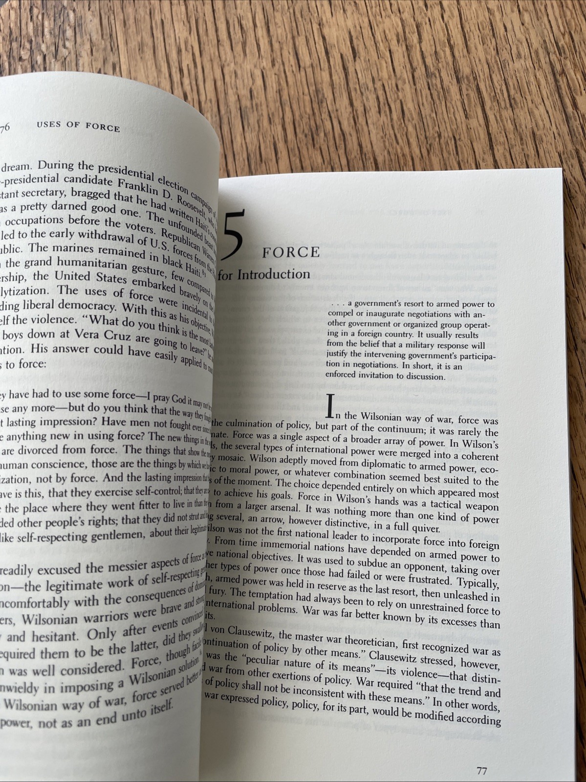 Uses Of Force And Wilsonian Foreign Policy Frederick S Calhoun 1993