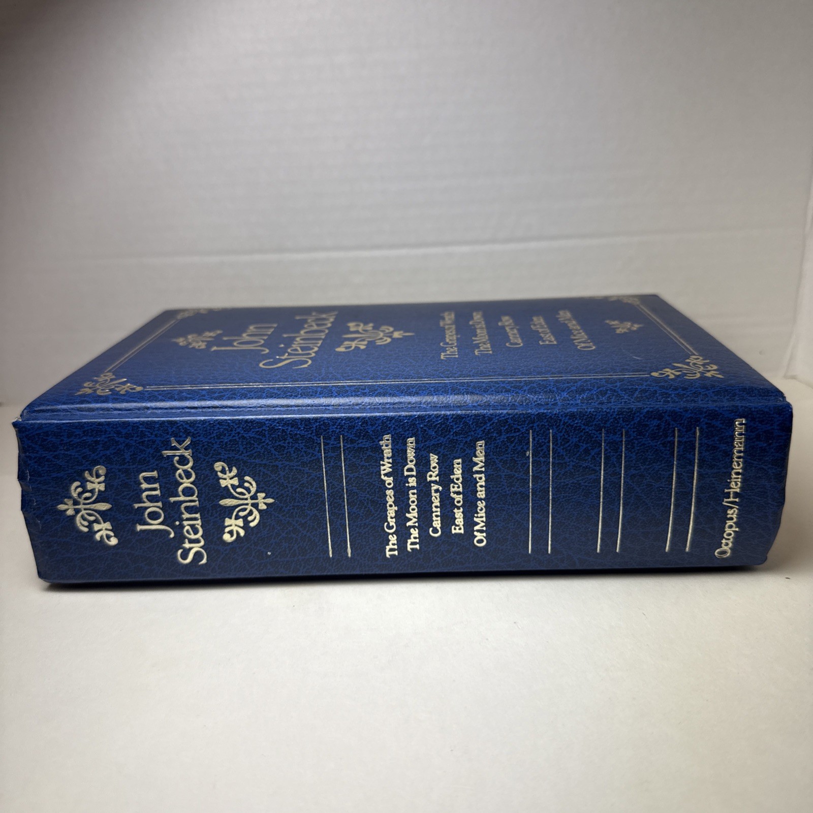 John Steinbeck 5 in 1 Hardcover Book Collection Heinemann/Octopus 1st Print