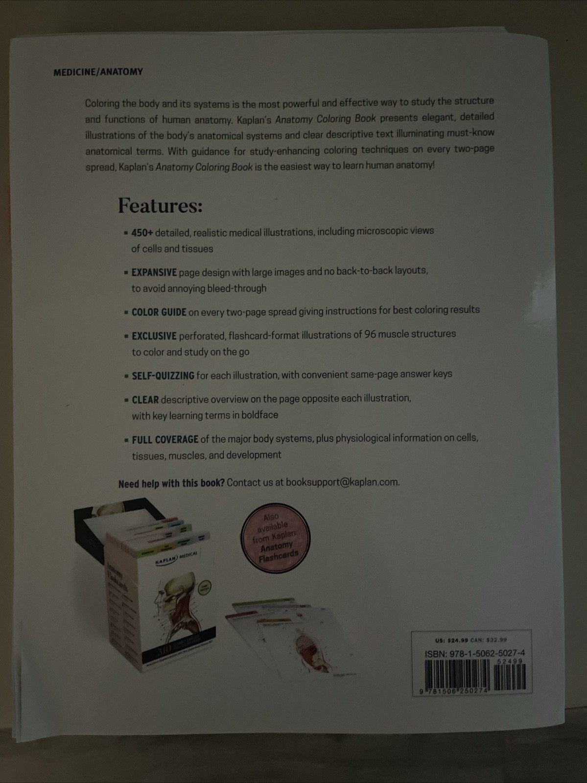 Kaplan Anatomy Coloring Book
