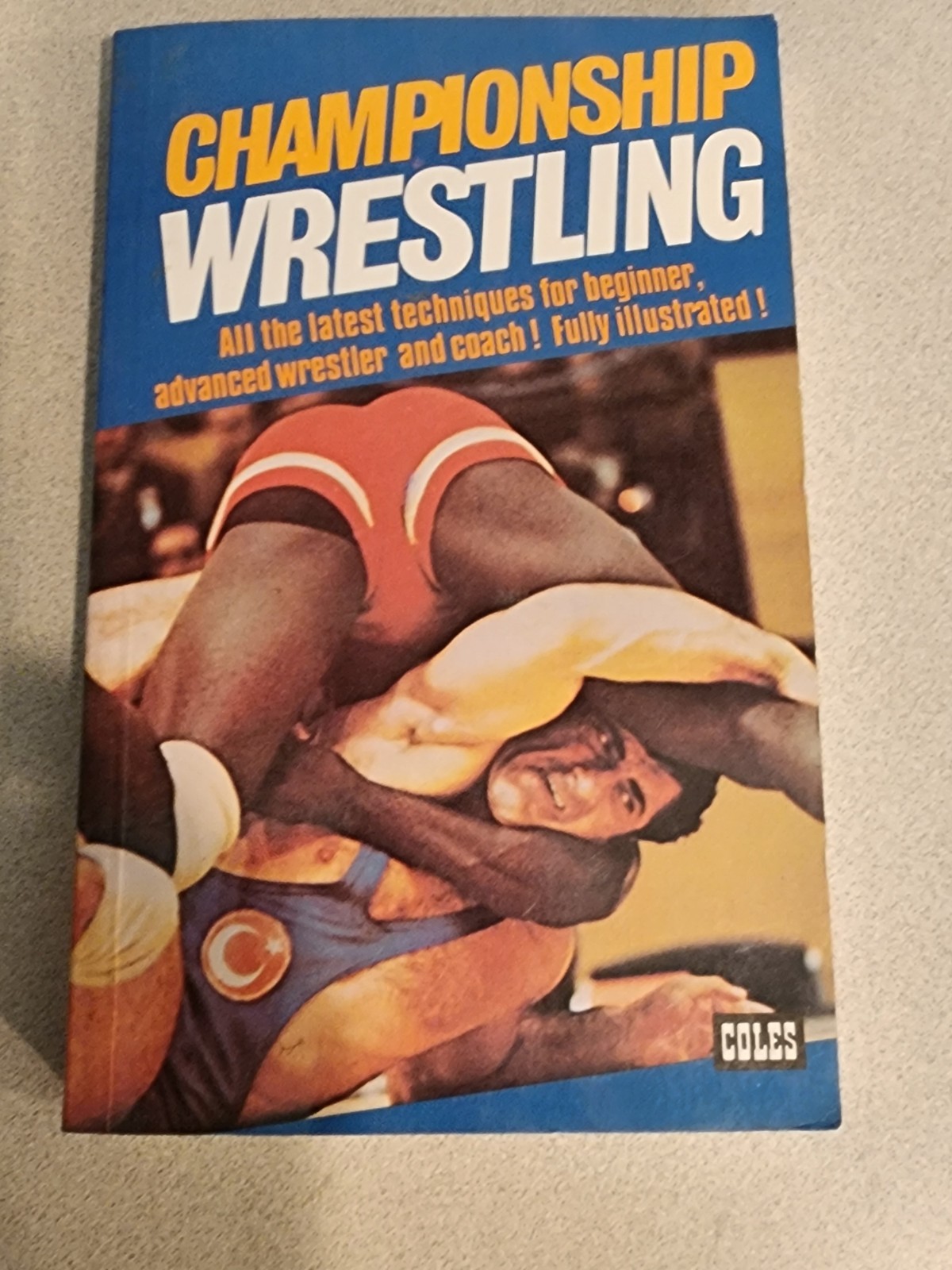 GAY INTEREST Championship Wrestling, 1979 Book, Lots Positions, Beginner & up