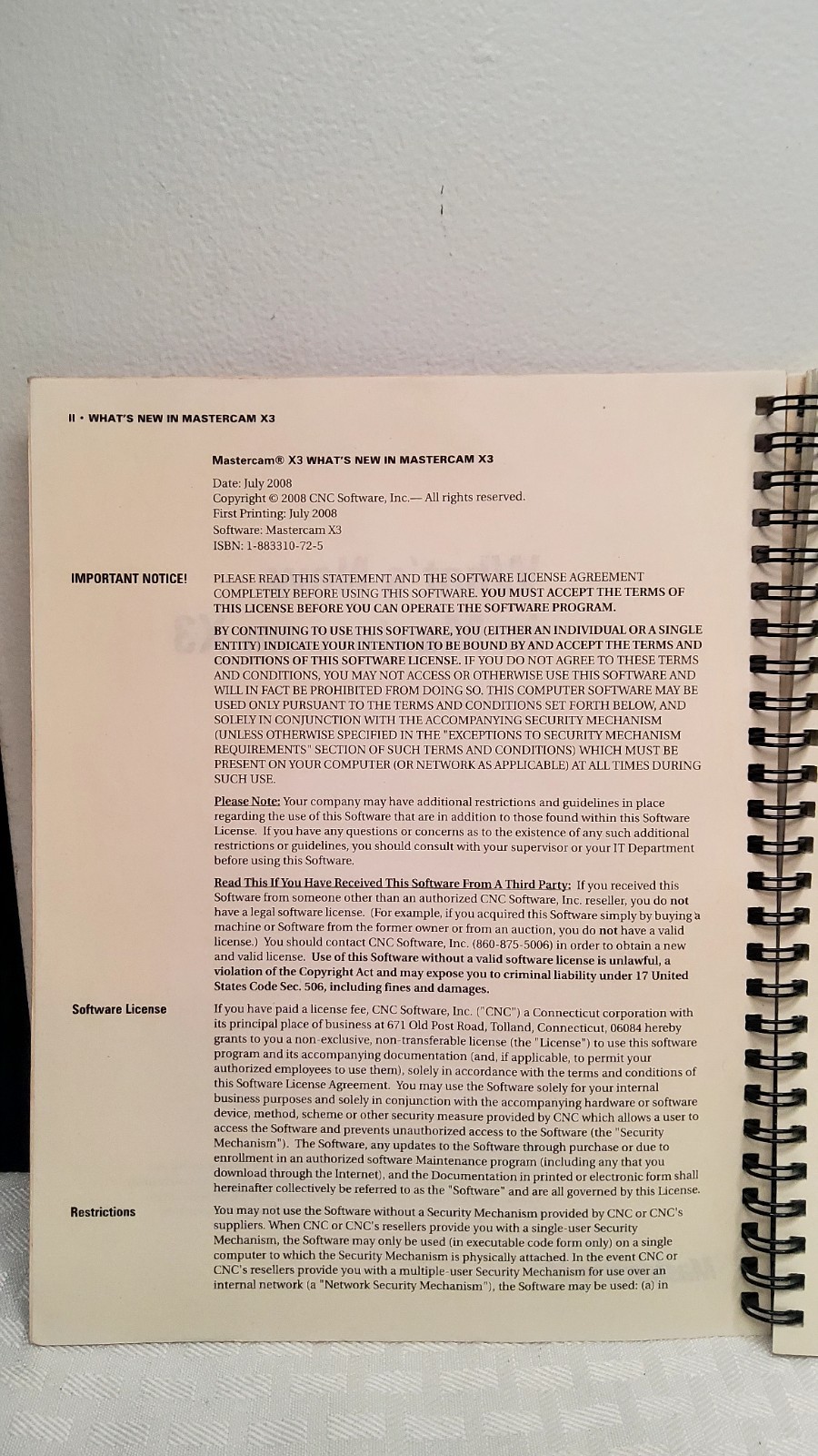 Masrtecam X3bwhats New With Mastercam X3 2008 96 Pages (BS)