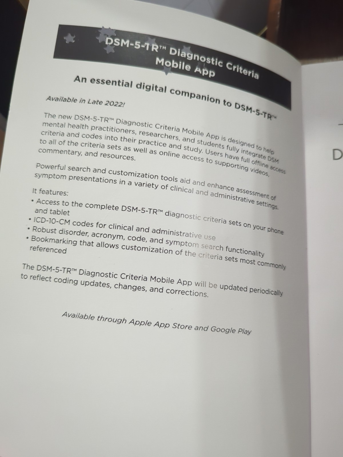 Diagnostic and Statistical Manual of Mental Disorders DSM-5-TR™ by American…