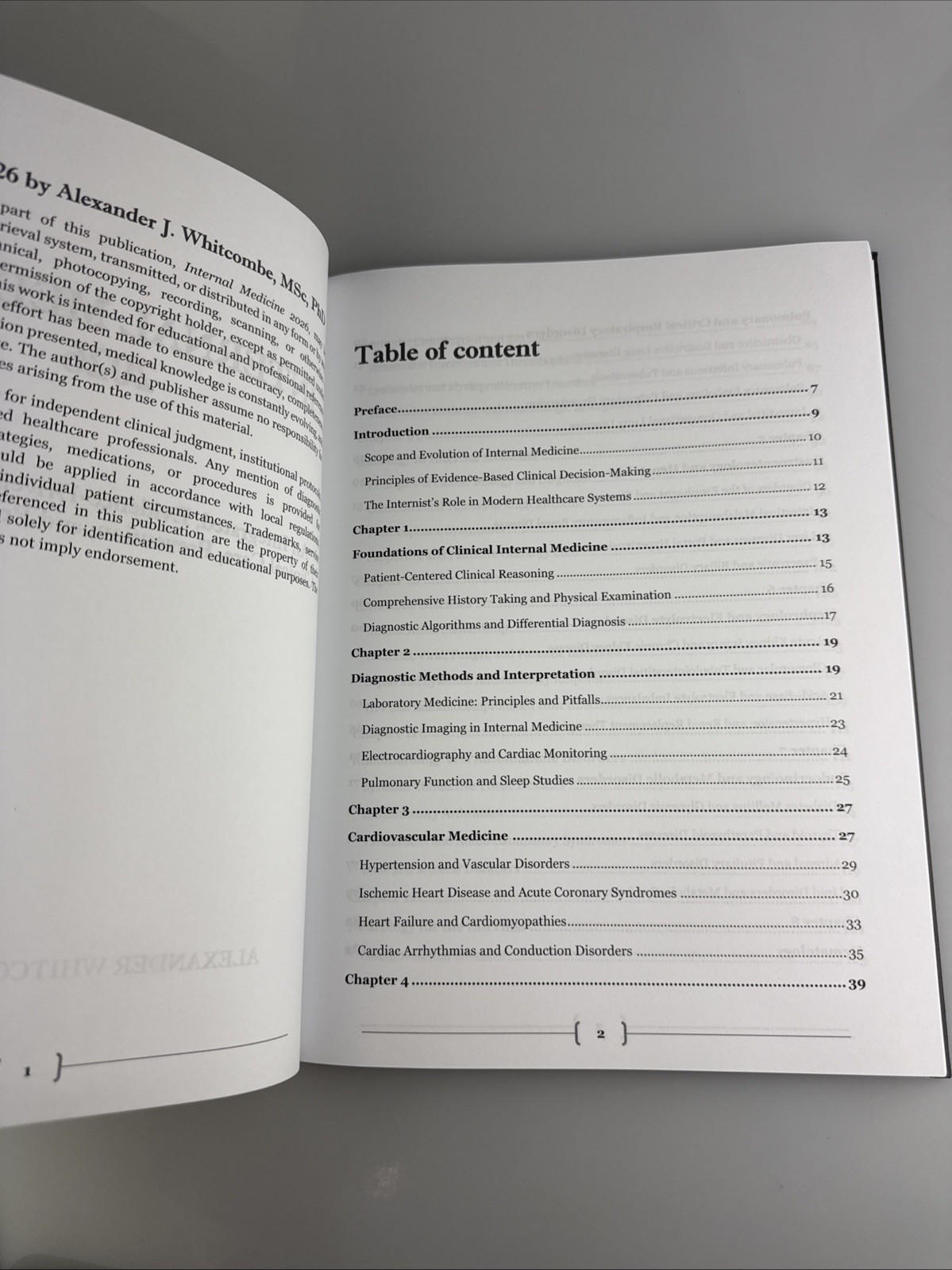Internal Medicine 2026 Integrated Evidence Driven Guide Alexander Whitecomb