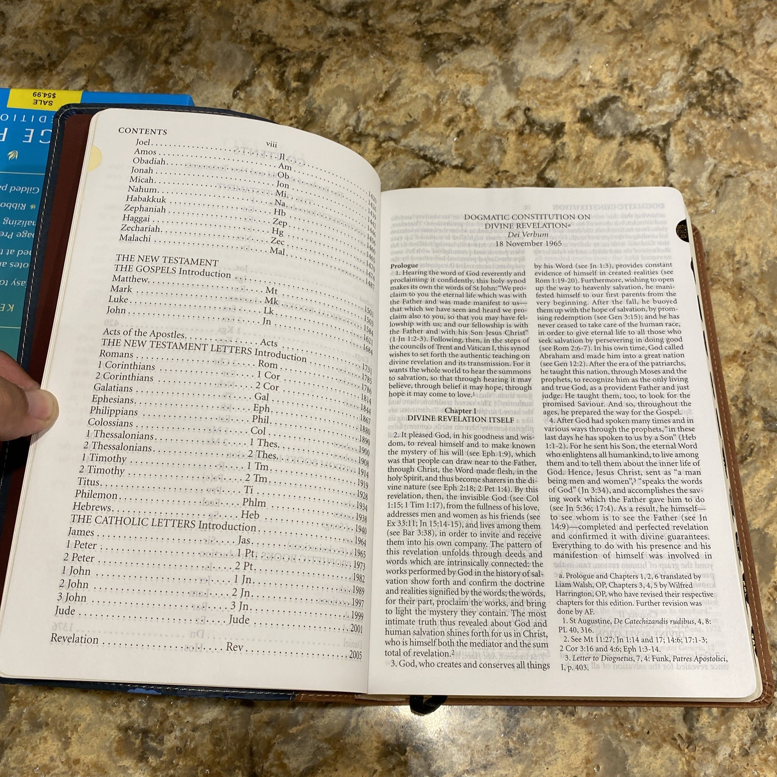 The New American Bible Large Print Edition Oxford University Press 12 Point Type