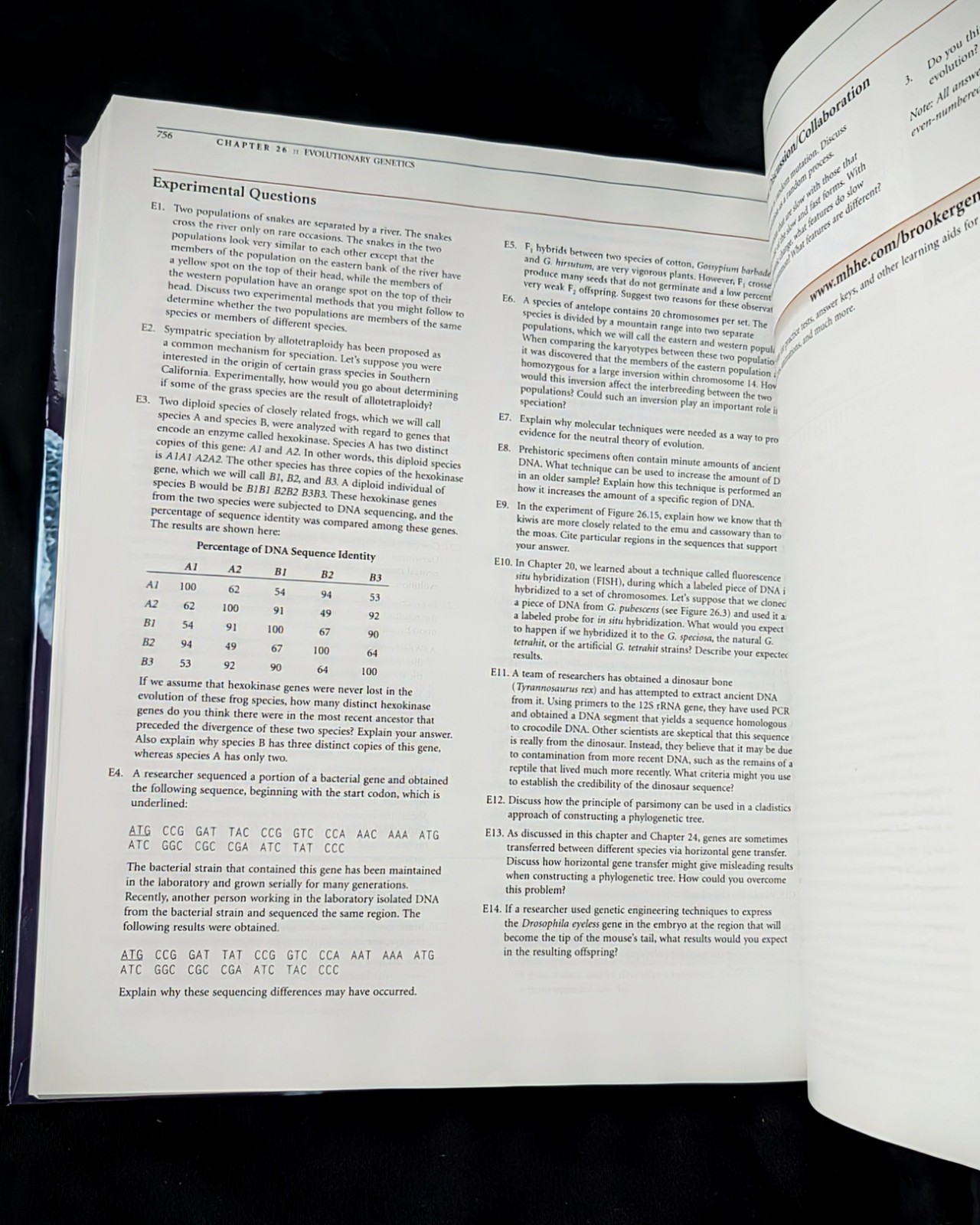 McGraw-Hill Genetics: Analysis & Principles 3rd Ed HC 2008 Robert J. Brooker