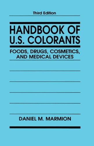 Handbook of U.S. Colorants by Daniel M. Marmion – 9780471500742