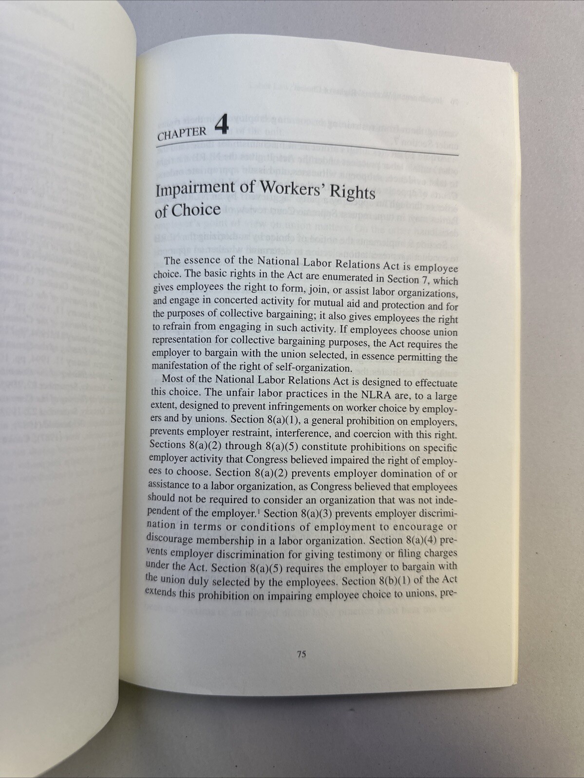 Labor Law, Industrial Relations and Employee Choice by Block & Beck