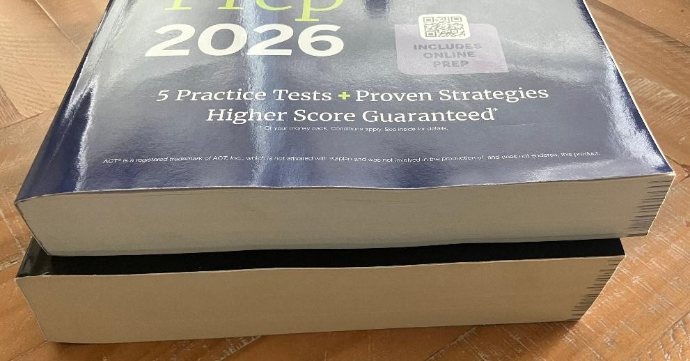 KAPLAN ACT Total Prep 2026 & ACT Premium Prep 2026 new – never used