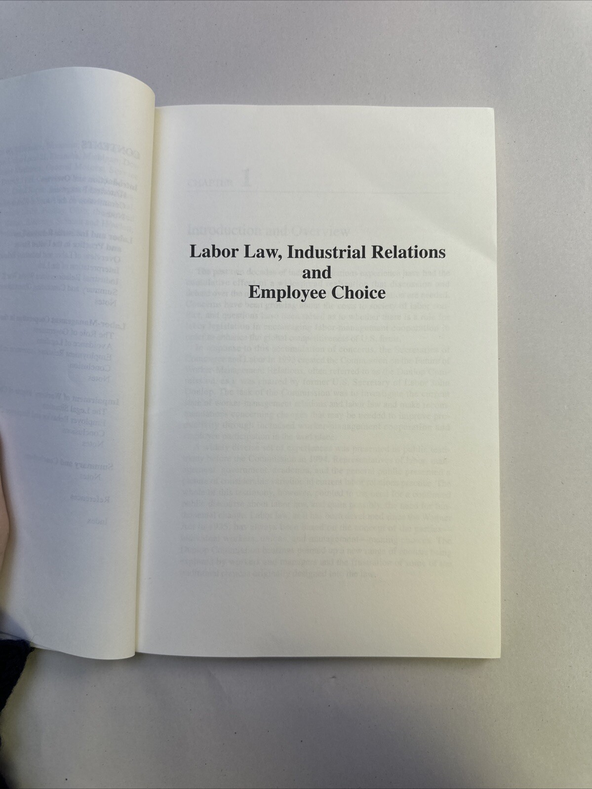 Labor Law, Industrial Relations and Employee Choice by Block & Beck