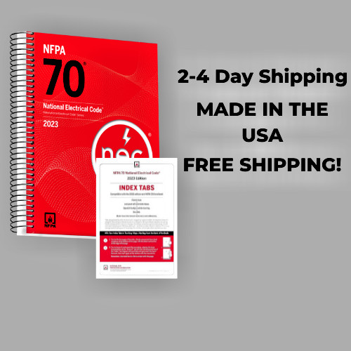 NFPA 70 National Electrical Code Spiral 2023 With Tabs NEC Code Book (US STOCK)