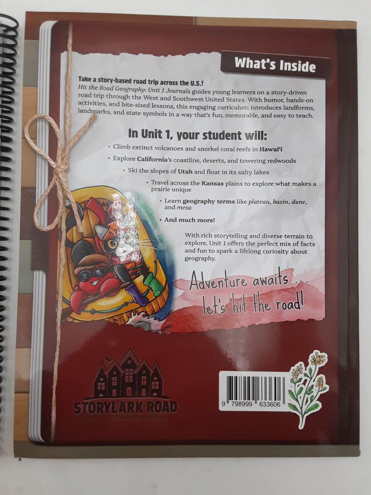 Hit The Road Geography Unit 1 Activities Wrkbk + Journals Unused