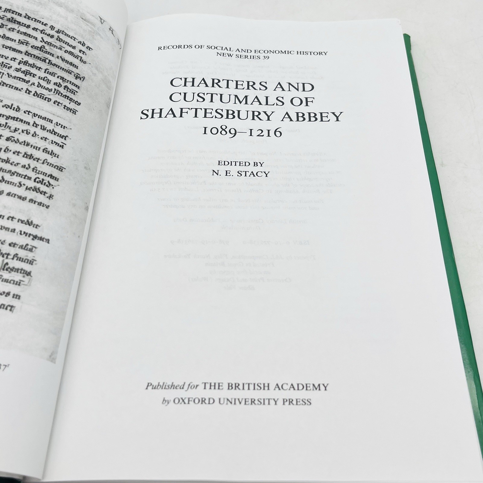 Charters and Custumals of Shaftesbury Abbey 1089-1216 Book