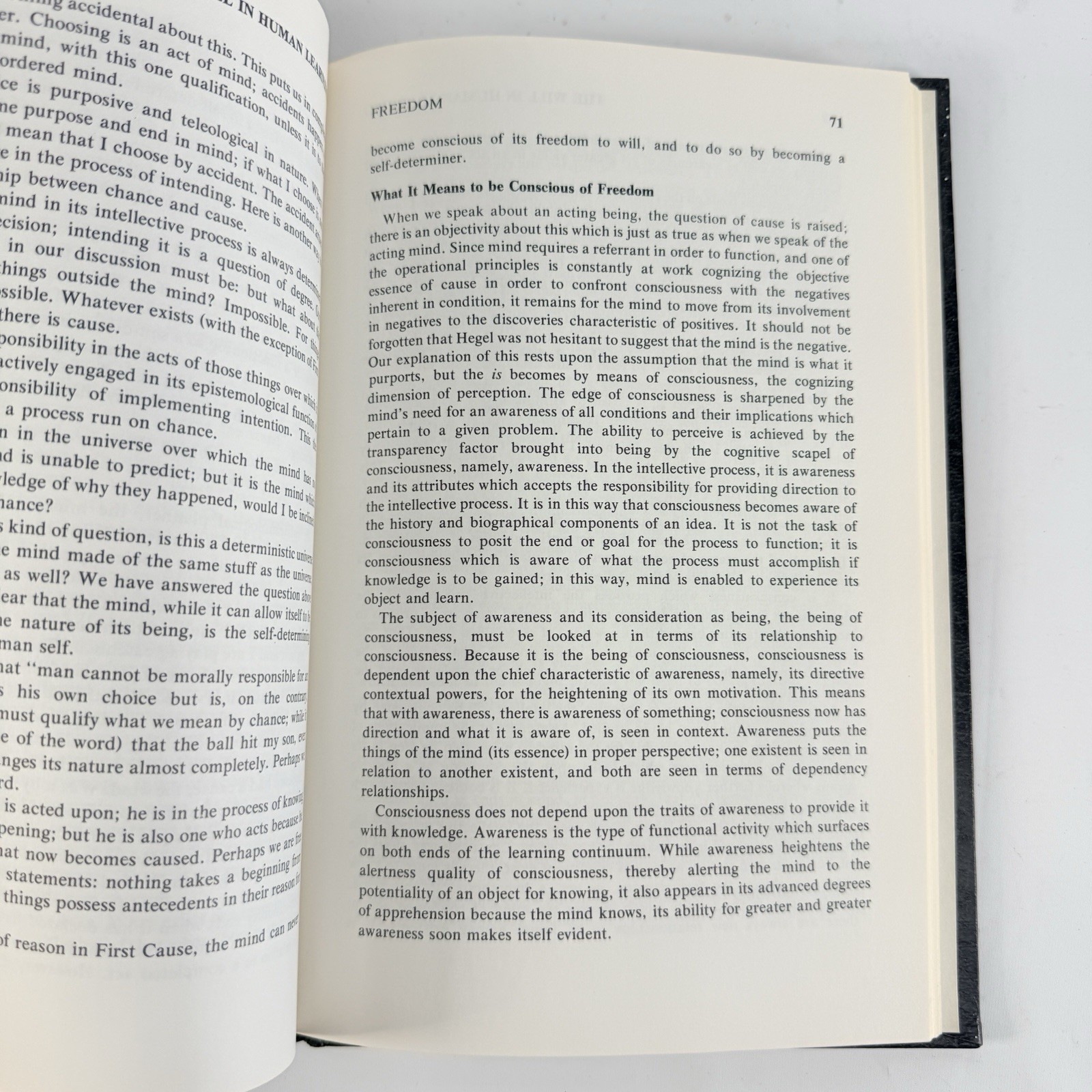 The Will In Human Learning Russell A. Peterson HC Psychology Book Vtg 1977