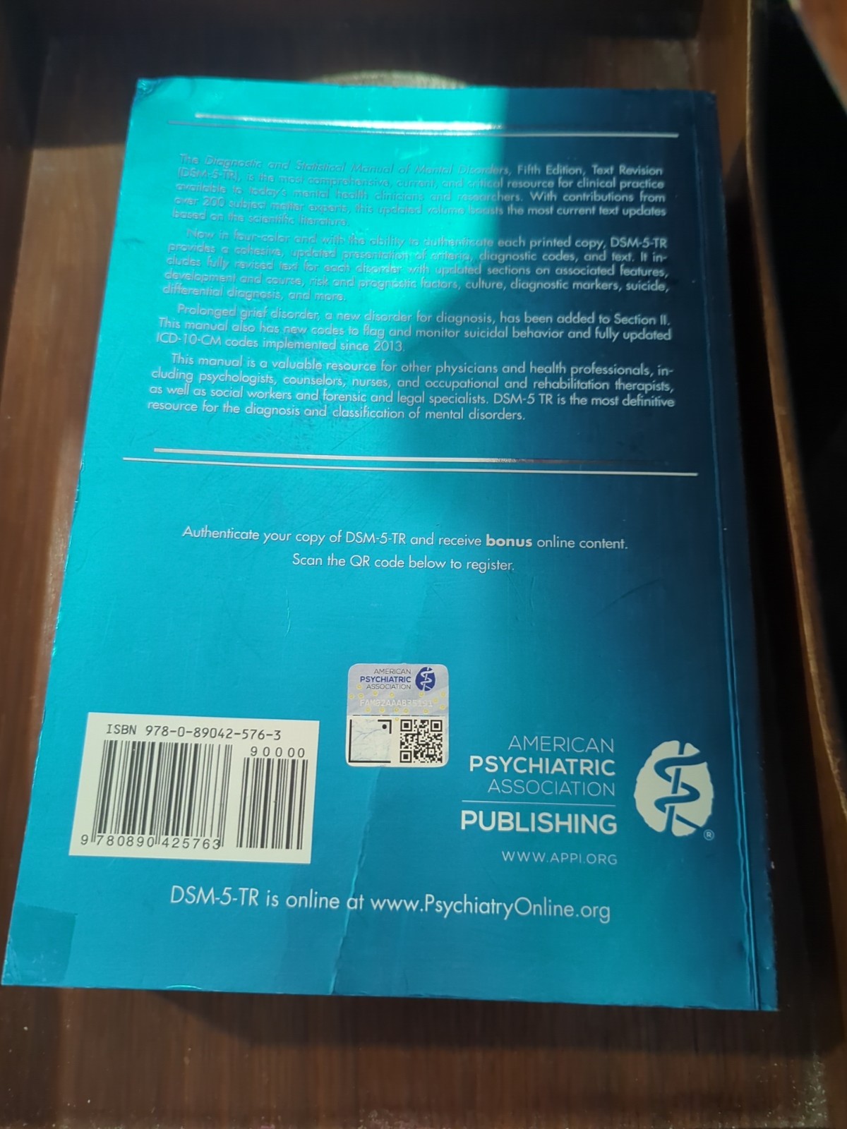Diagnostic and Statistical Manual of Mental Disorders DSM-5-TR™ by American…