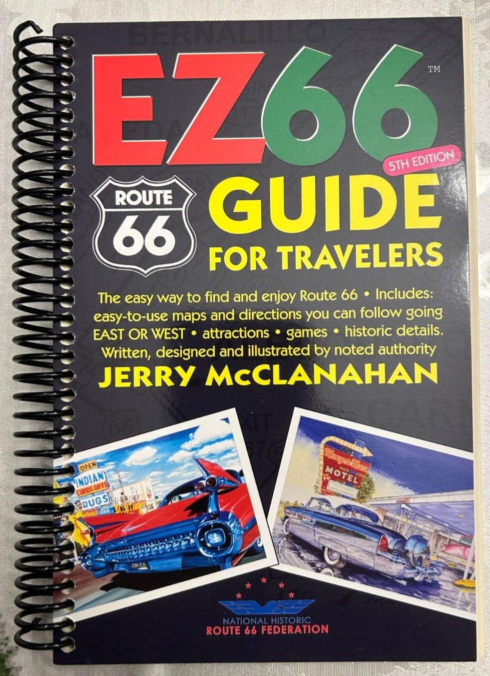 EZ 66 Guide for Travelers 5th edition (2023) Route 66 Maps – Jerry McClanahan