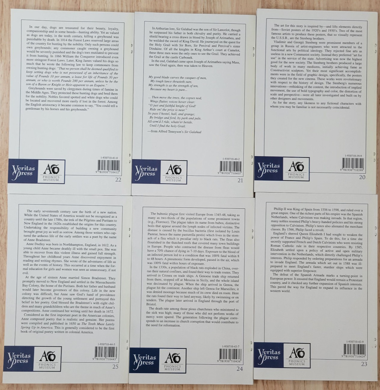 Phonics Museum Readers 1-31 Veritas Press Classical Christian Homeschooling