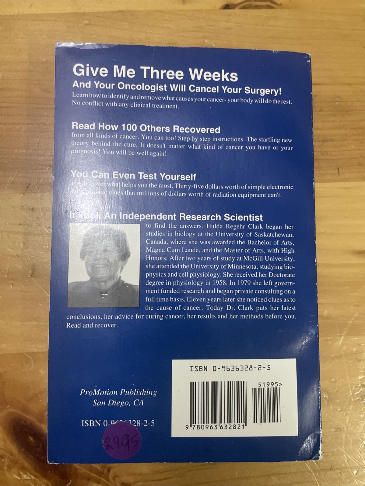 Cure for All Cancers : With 100 Case Histories by Hulda Regehr Clark (1993,…