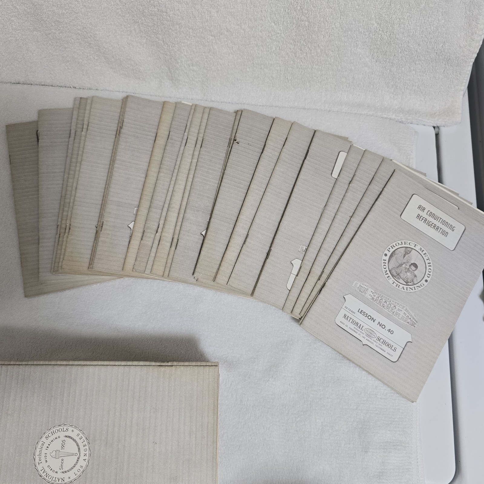 VTG National Technical Schools Air Conditioning Refrigeration HVAC Course Books