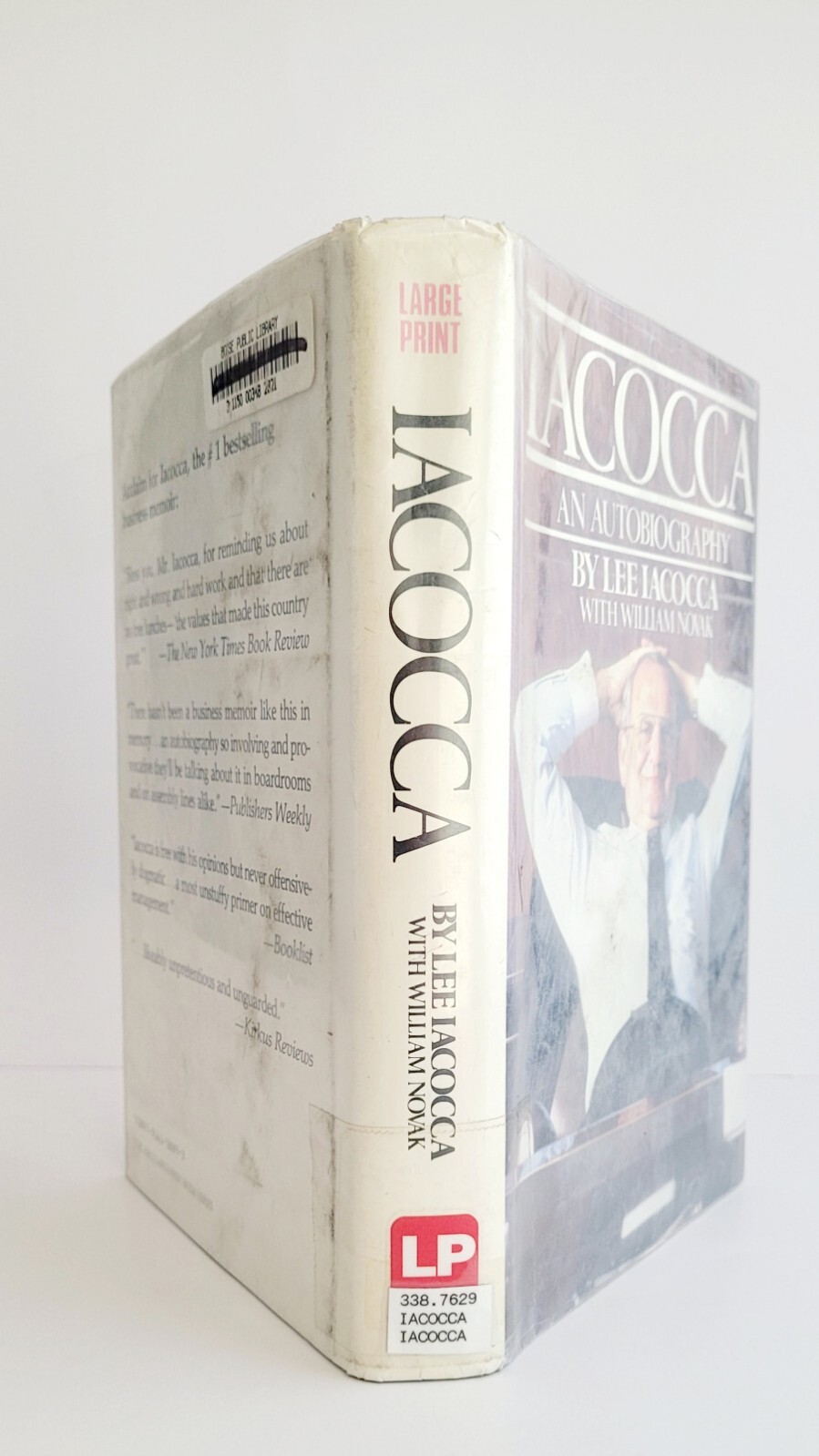 Iacocca : An Autobiography by Lee Iacocca (1985, Library Binding, Large Type )